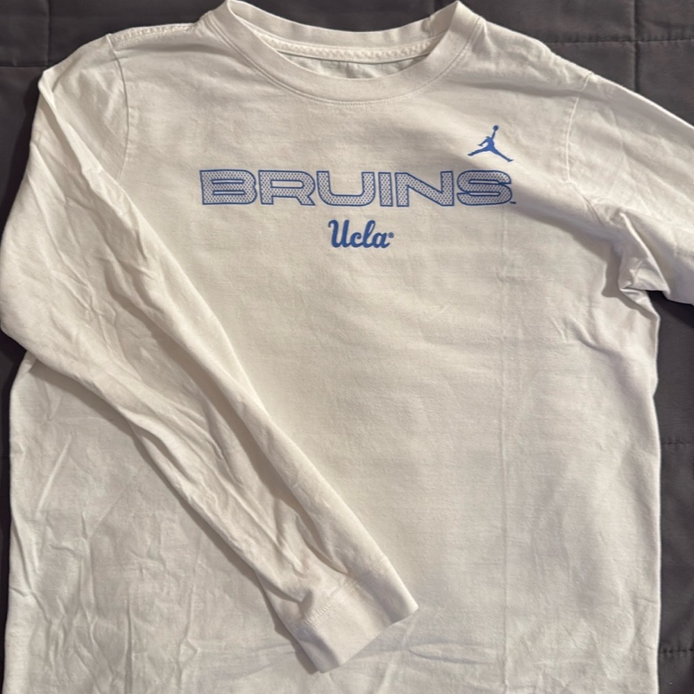 The Nike Tee UCLA long sleeve tee .  Branded custom Sportswear